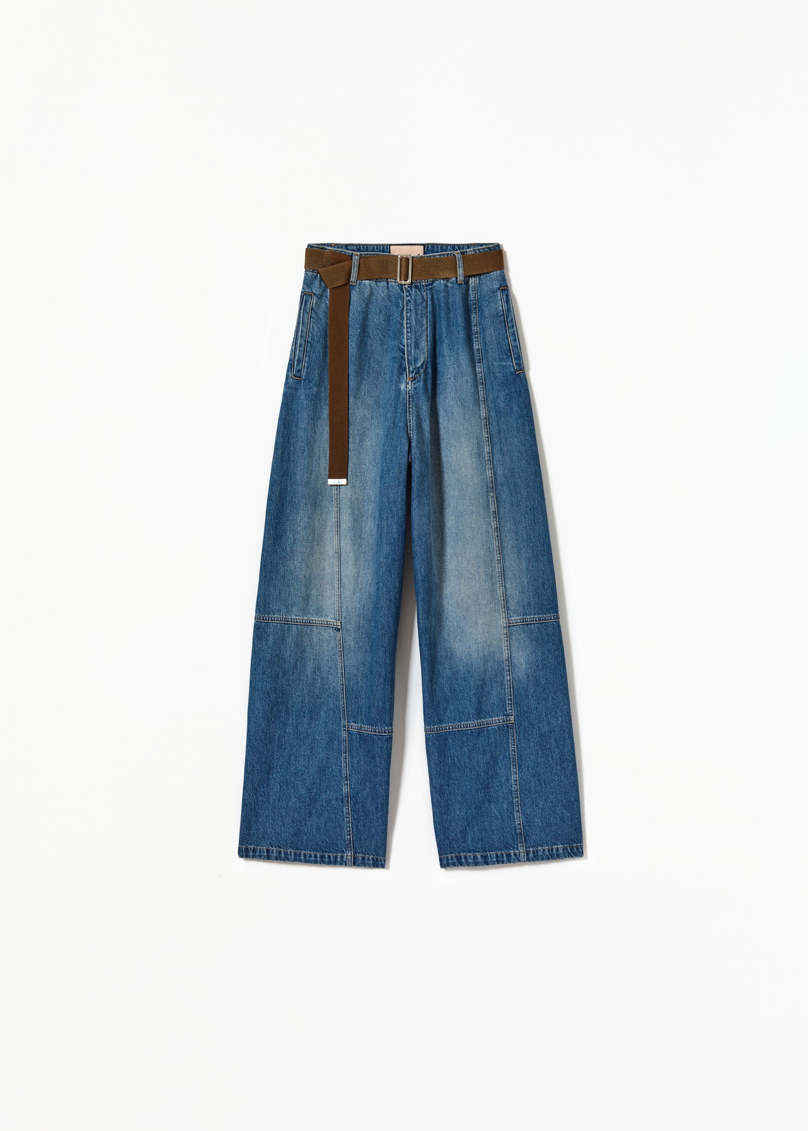 OVERSIZE CARGO BLUE JEANS