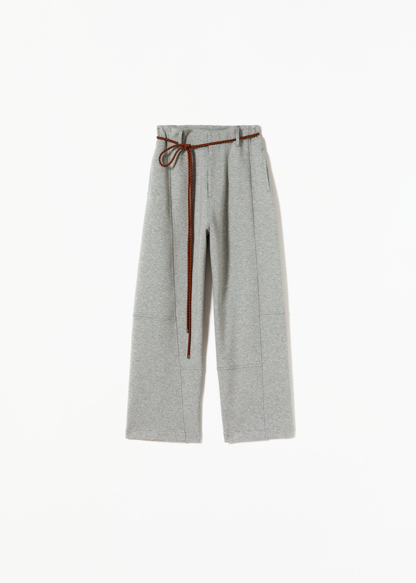 WIDE LEG MELANGE PANTS