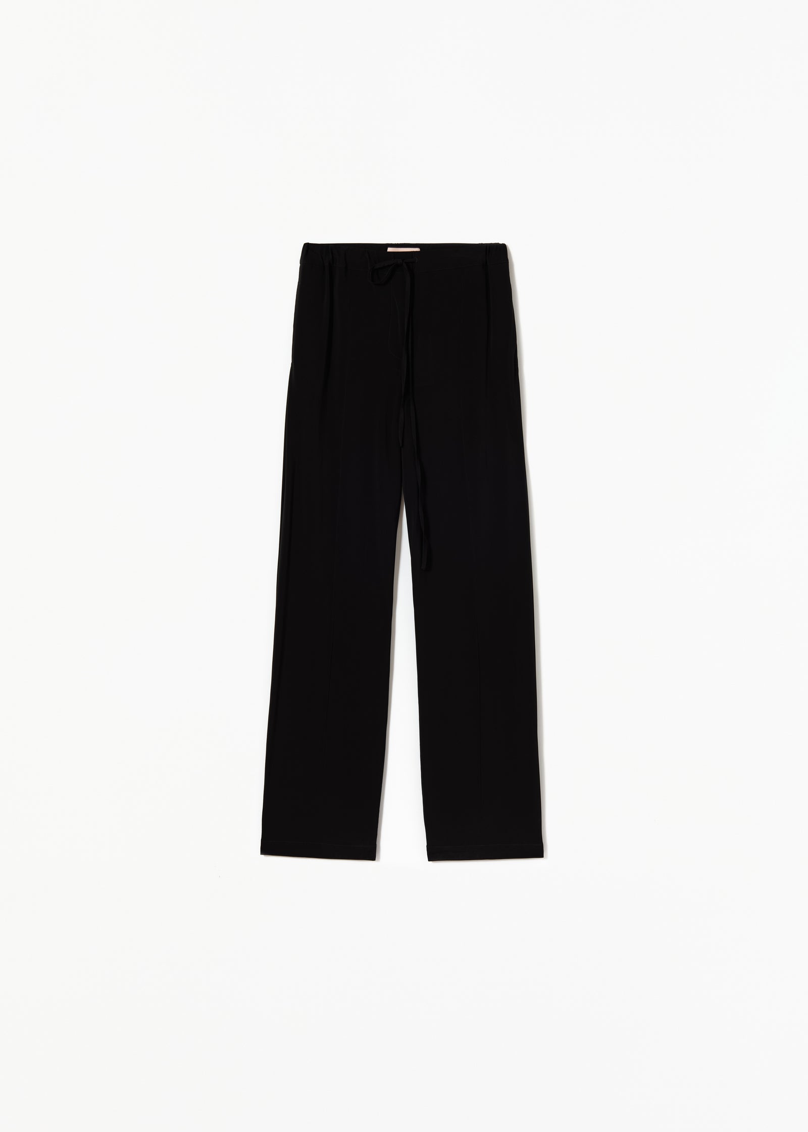 PANTALONI NERI IN VISCOSA