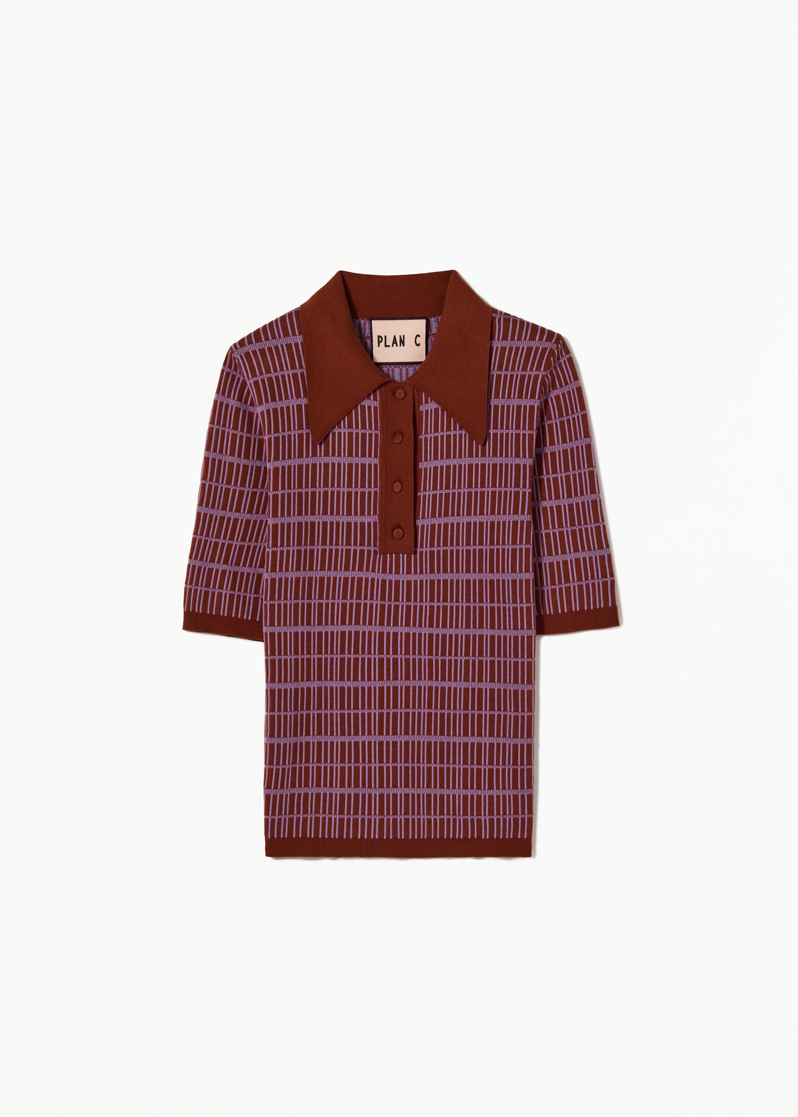 POLO IN MAGLIA JAQUARD