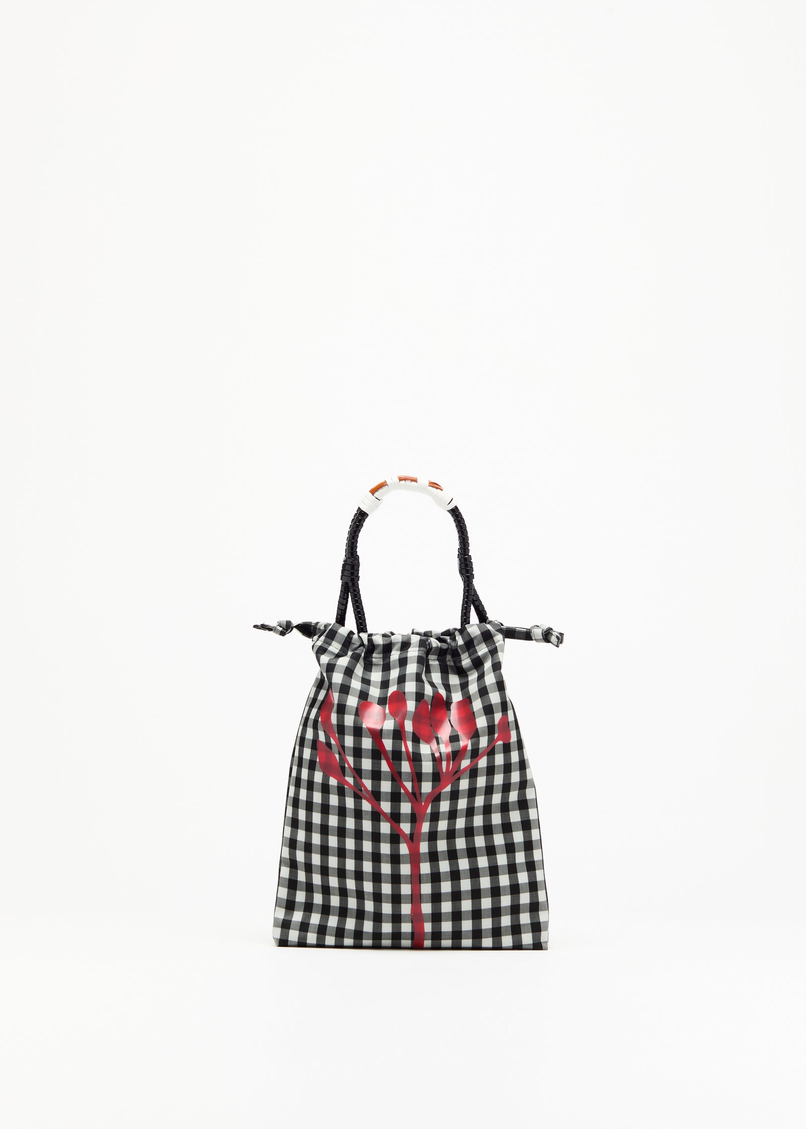 CHECK TWILL COULISSE SHOPPER