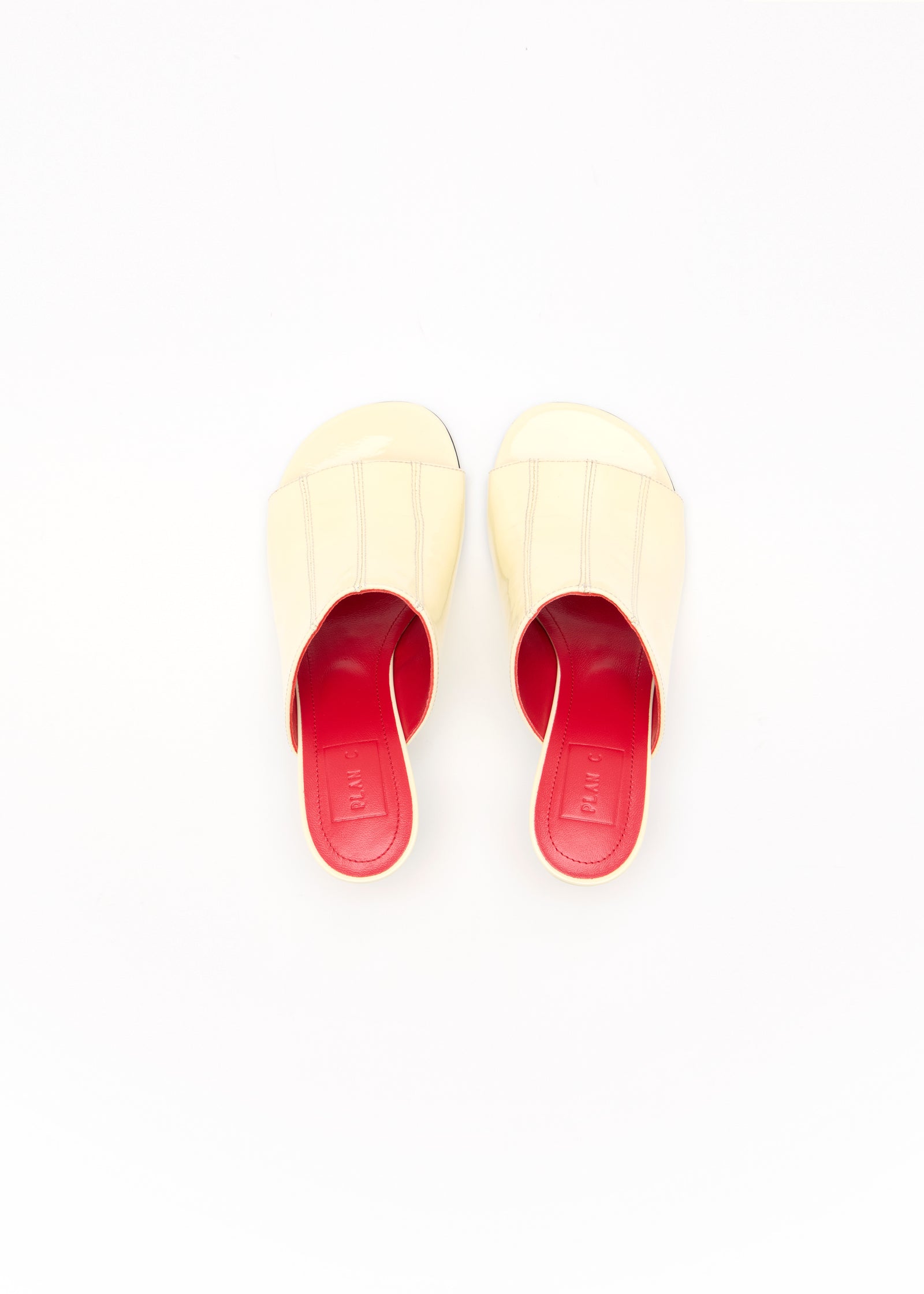 EGGNOG OPEN TOE MULES