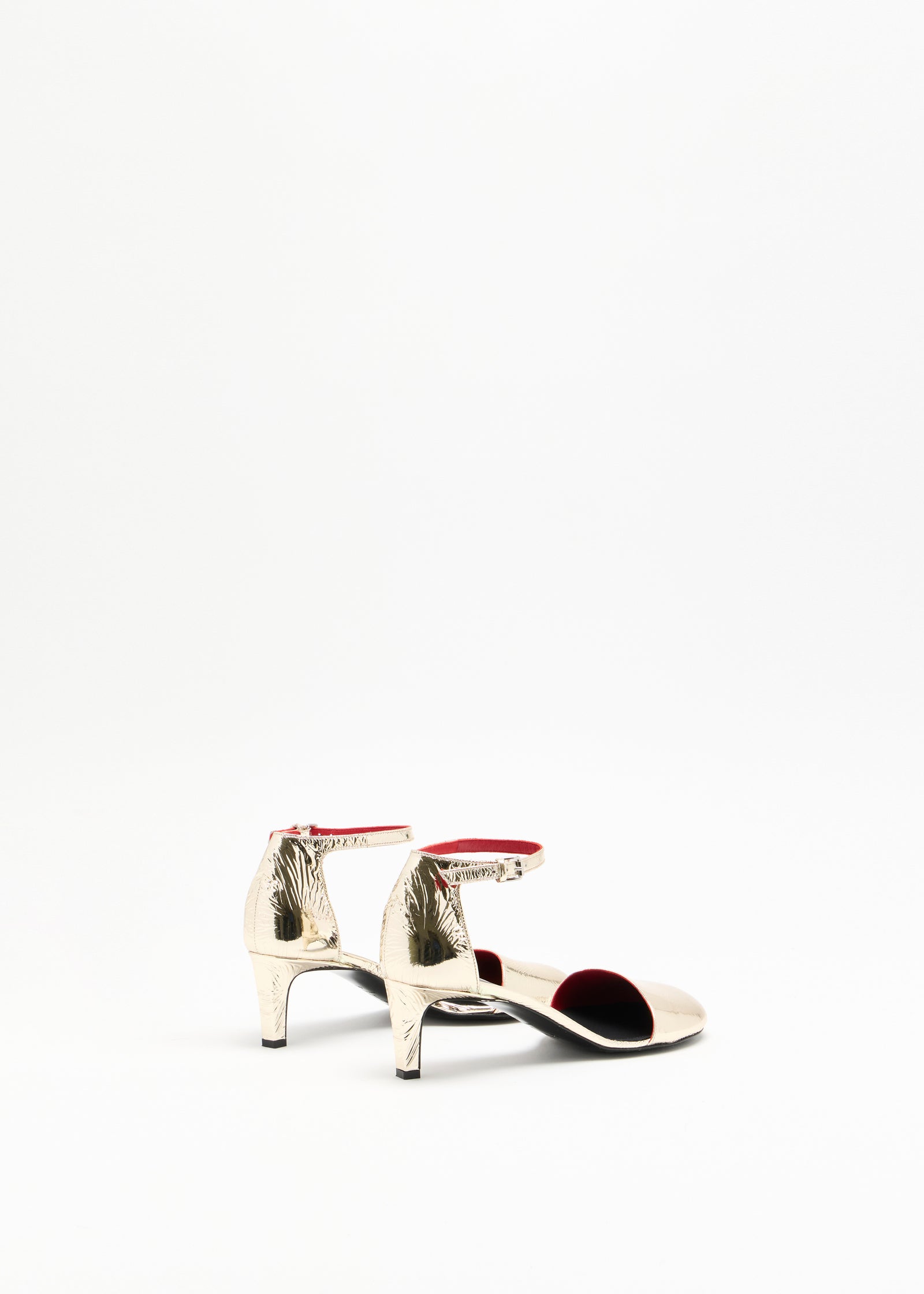 PLATINUM LEATHER SLINGBACK
