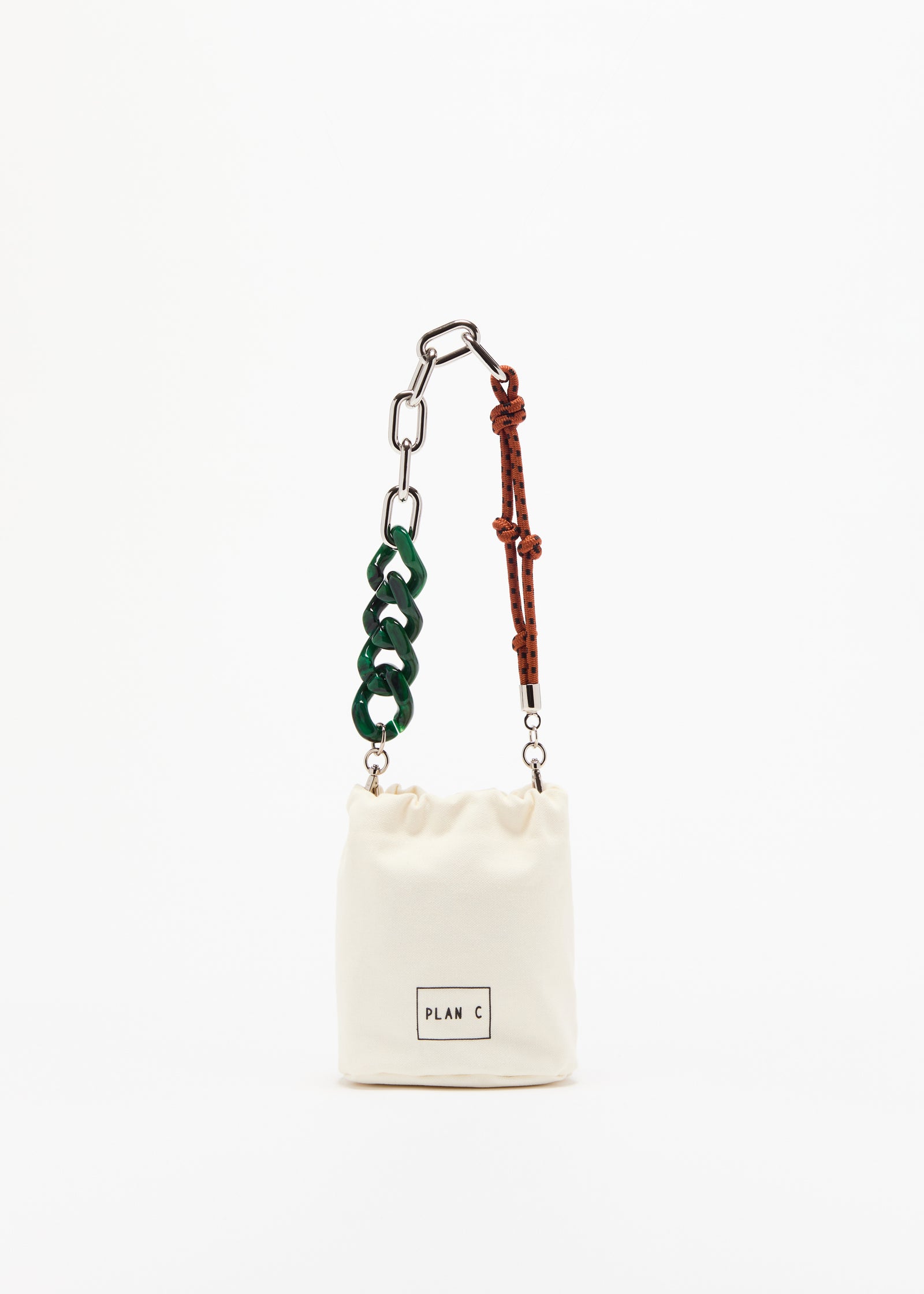 BORSA A SECCHIELLO IN TELA CON COULISSE
