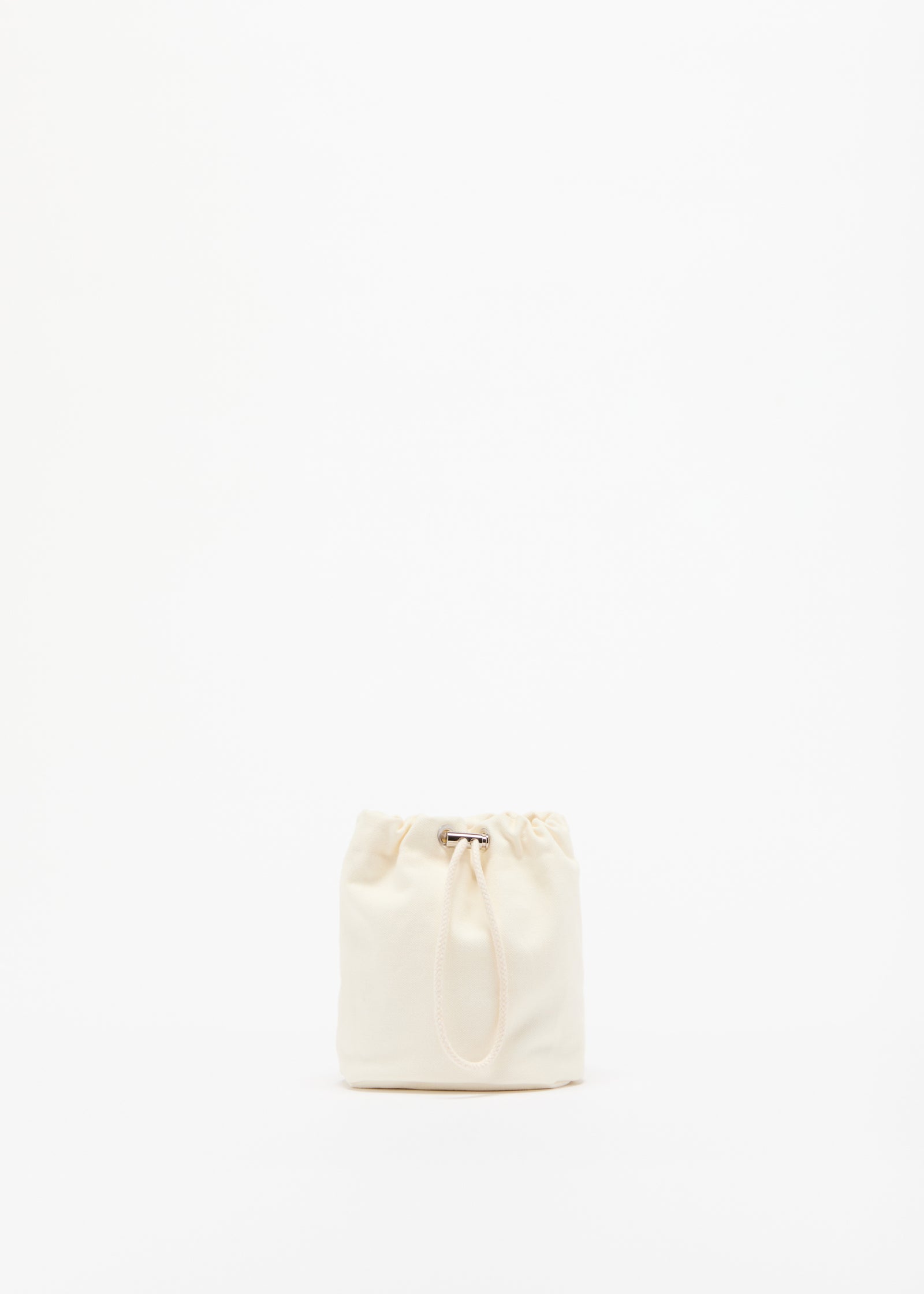 BORSA A SECCHIELLO IN TELA CON COULISSE