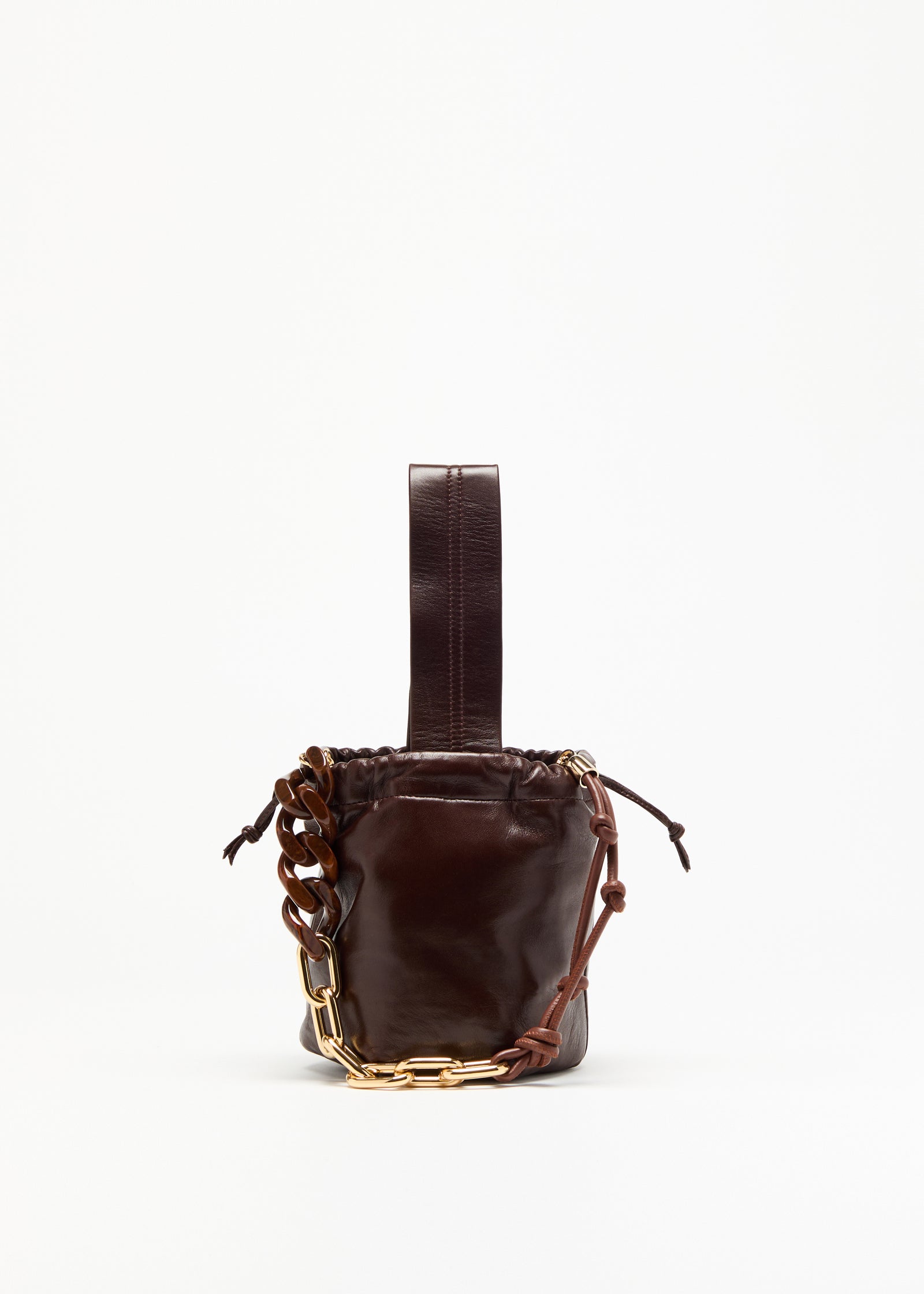 MORO HEAD LAMBSKIN NAPPA BUCKET BAG