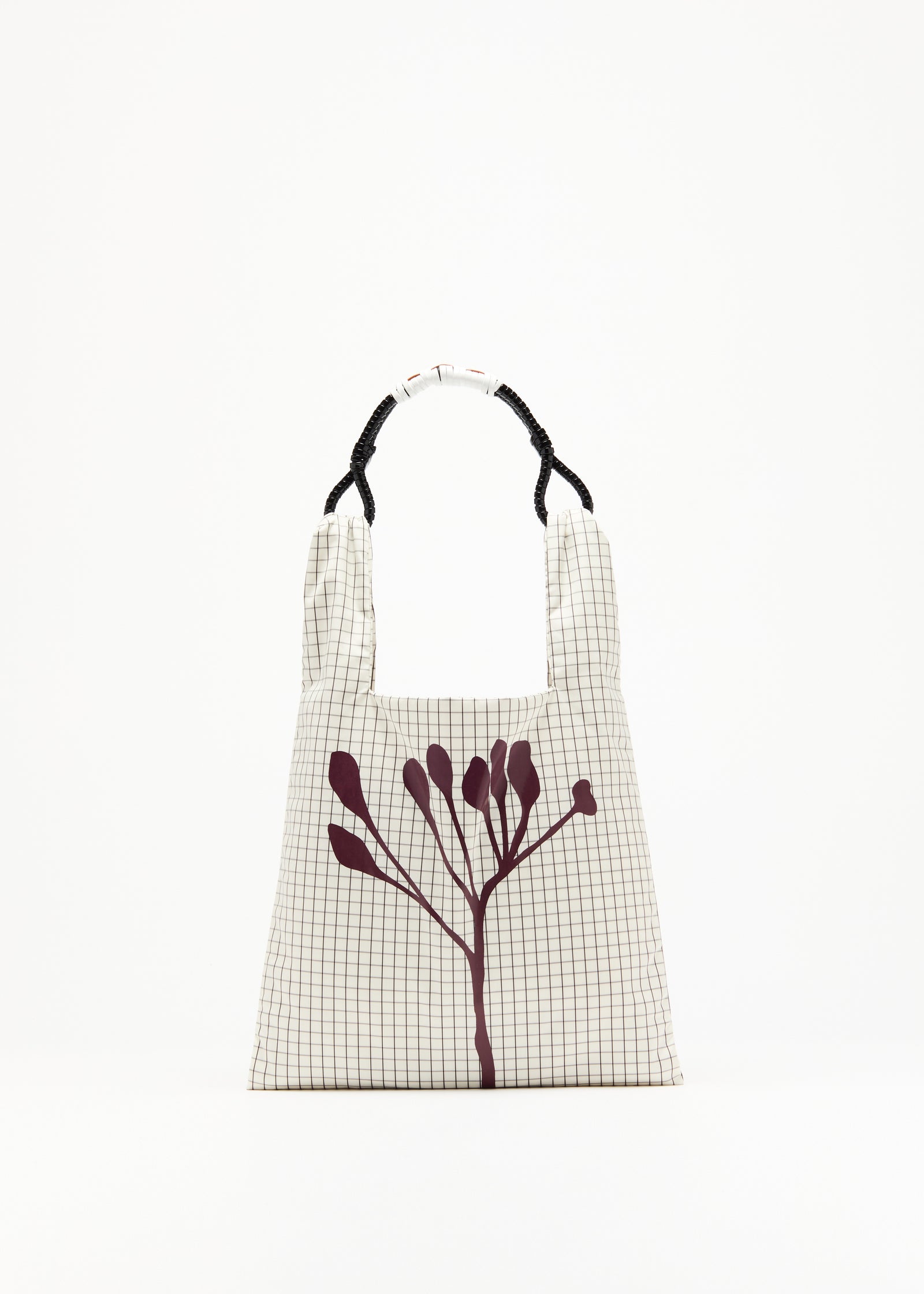 COATED TAFFETA SHOPPER