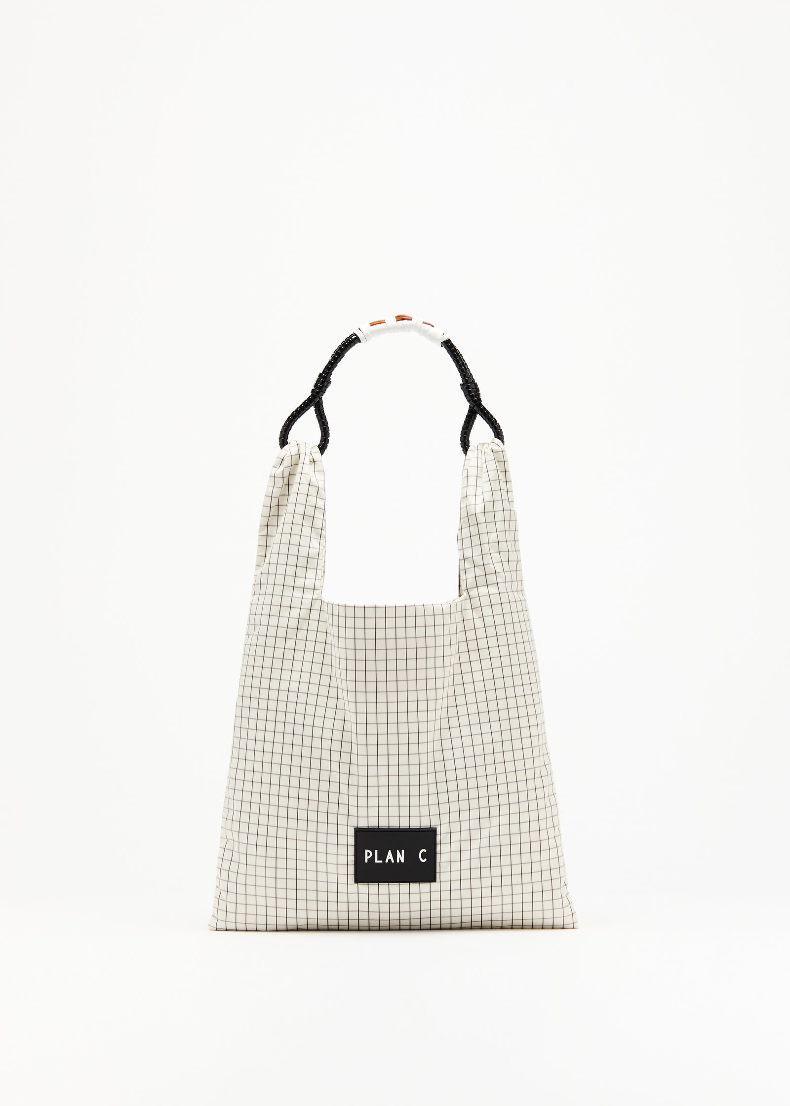 COATED TAFFETA SHOPPER
