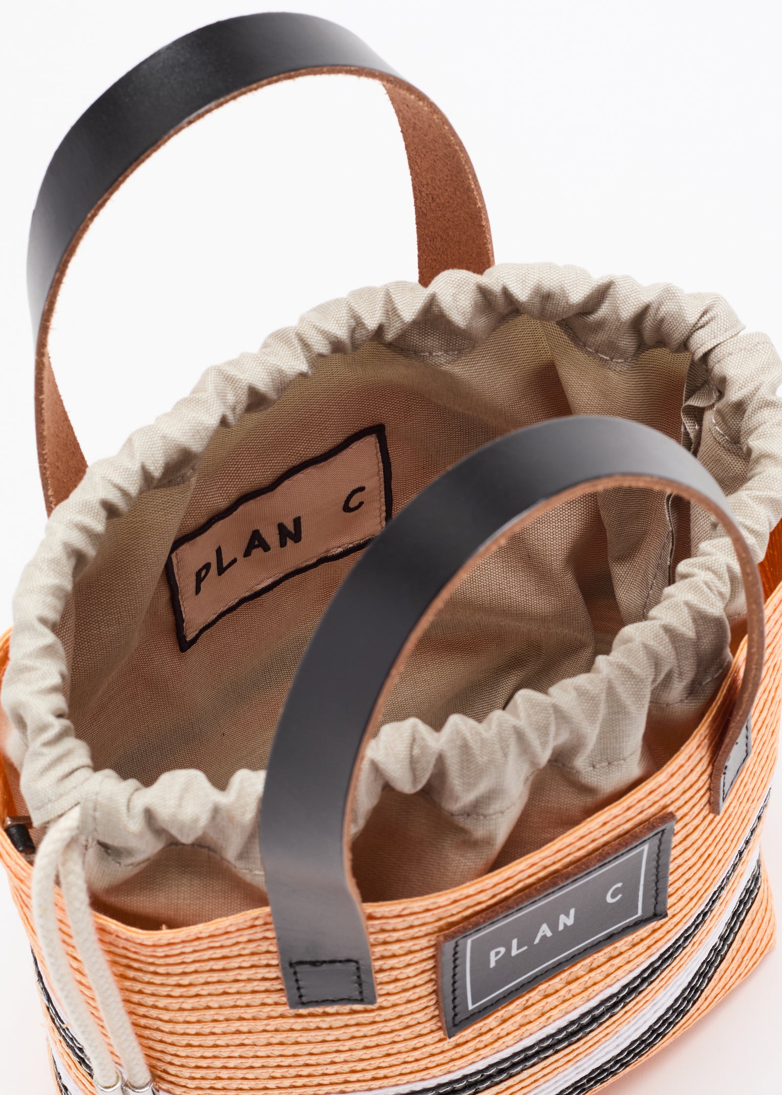 ORANGE WOVEN BAG
