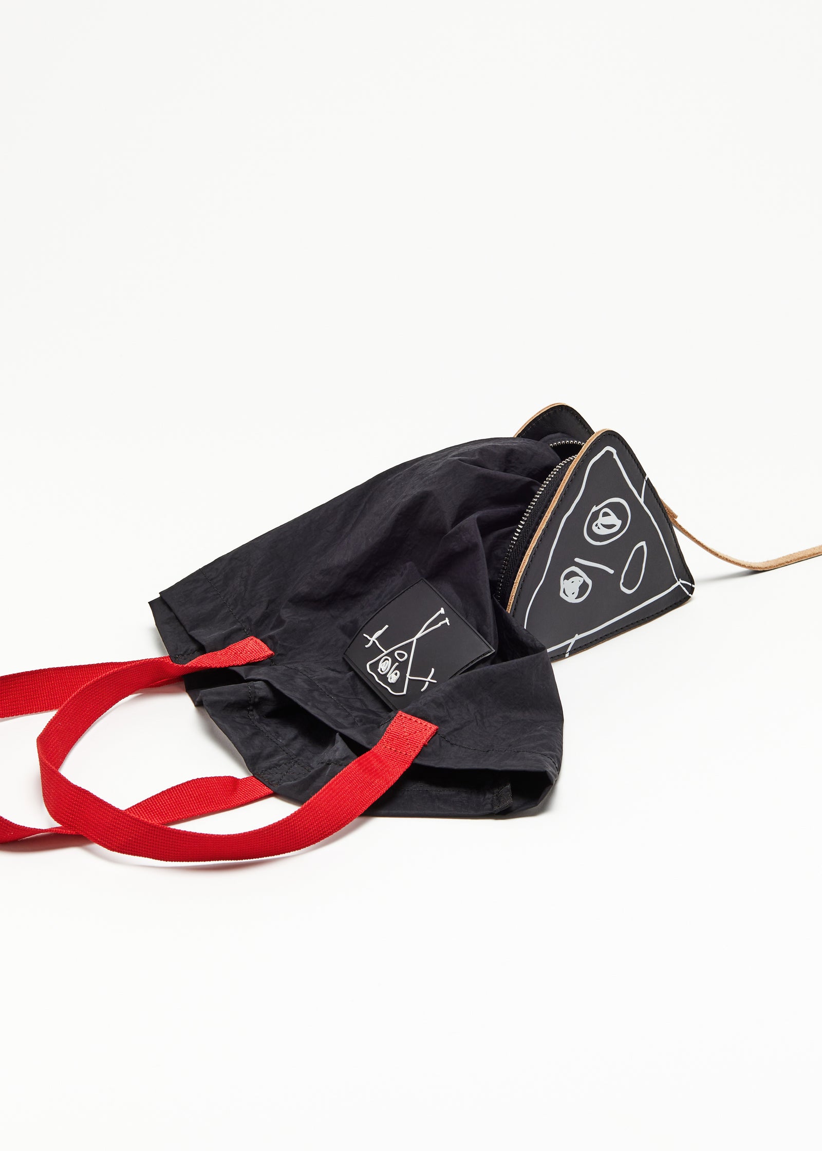 "PILI & BIANCA" NYLON FOLDING SHOPPER