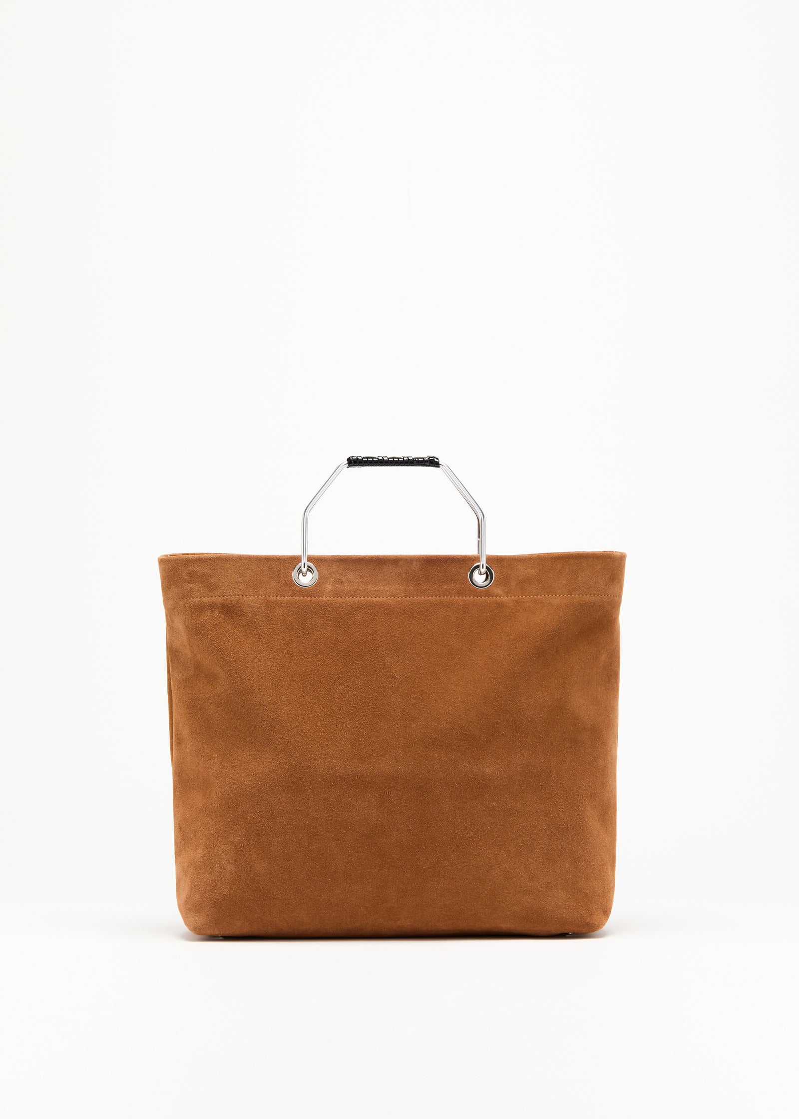 EARTH BROWN SUEDE BEACH BAG