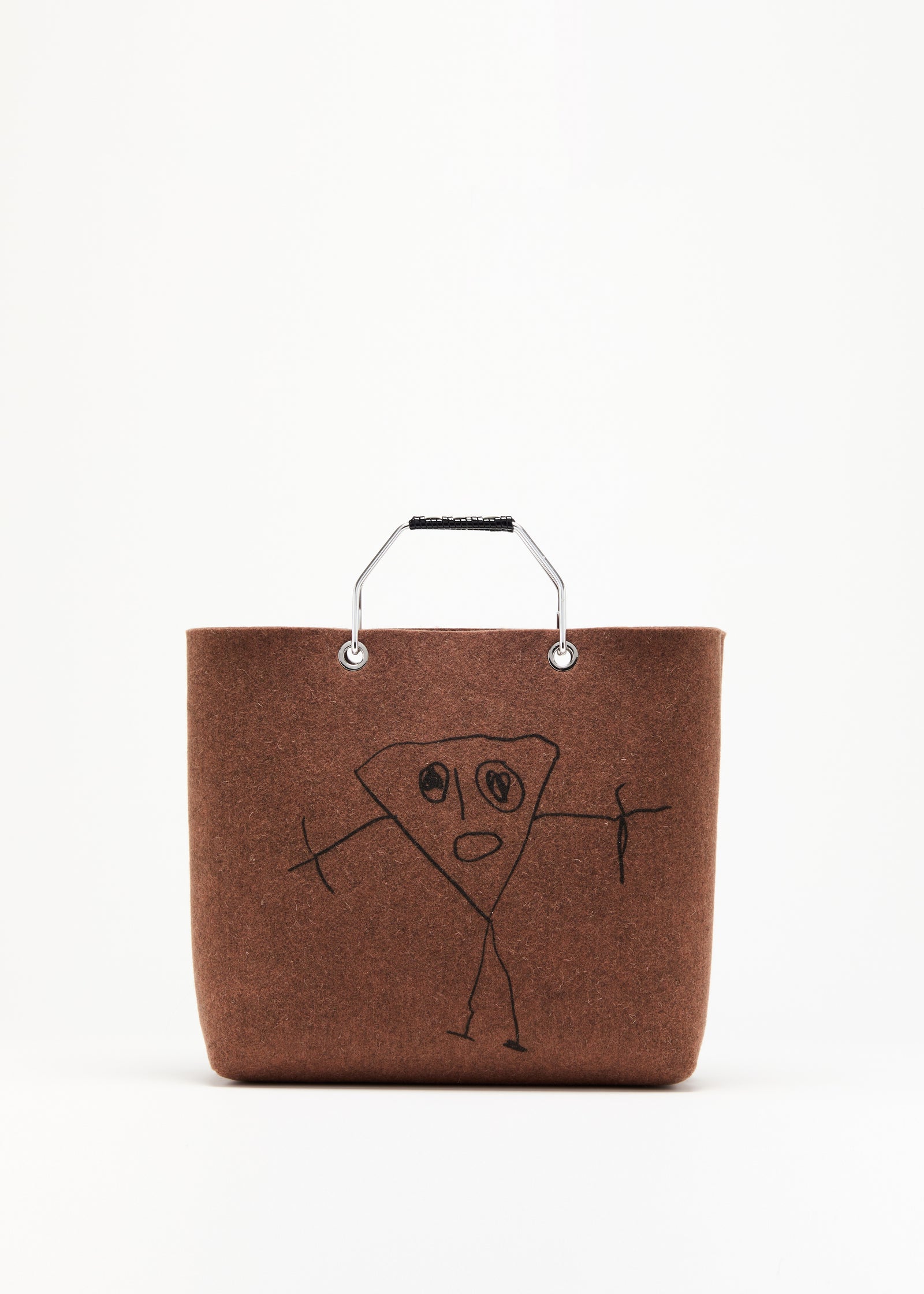 PILI AND BIANCA WOOL BEACH BAG