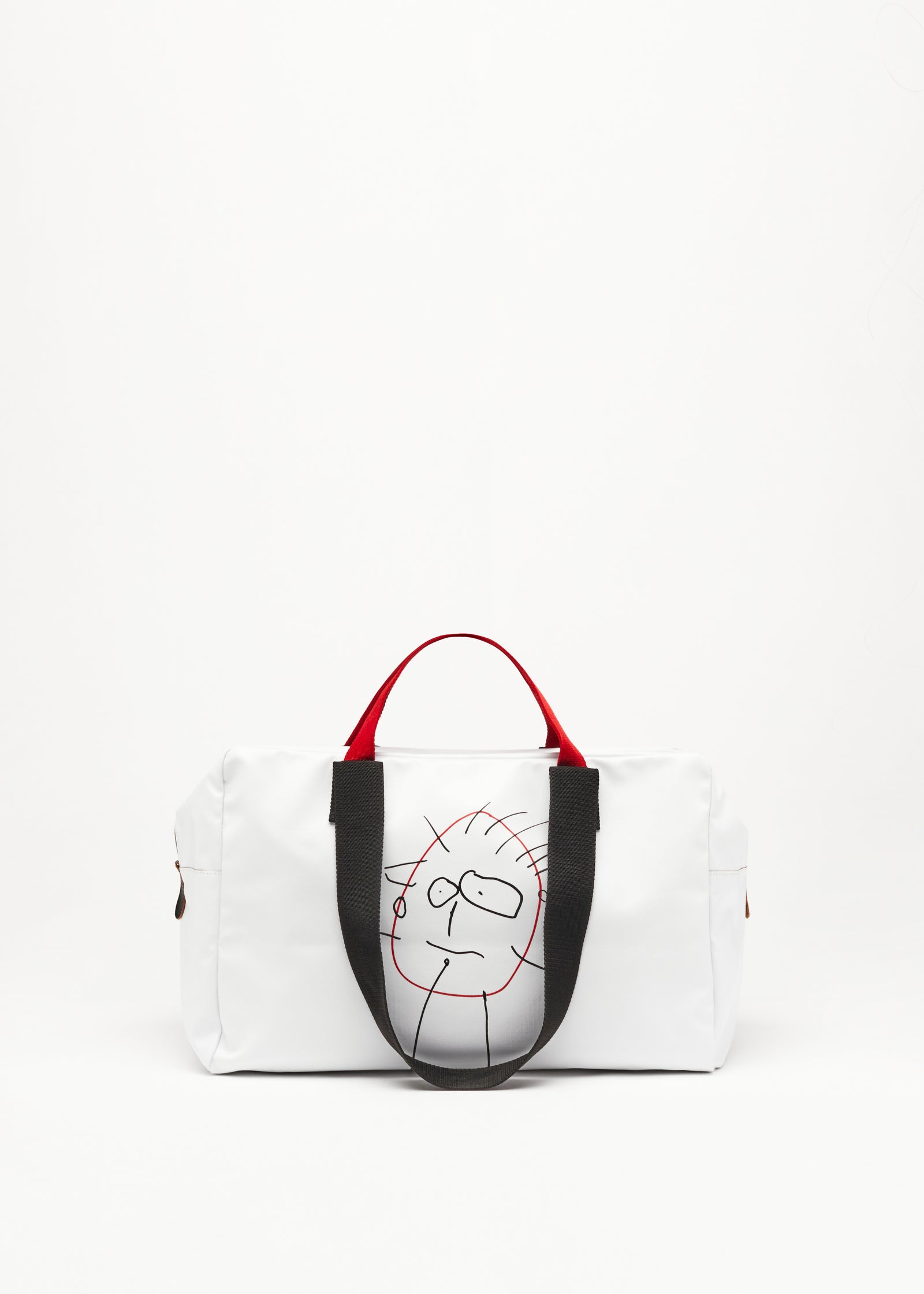 "PILI AND BIANCA" WHITE WEEKEND BAG