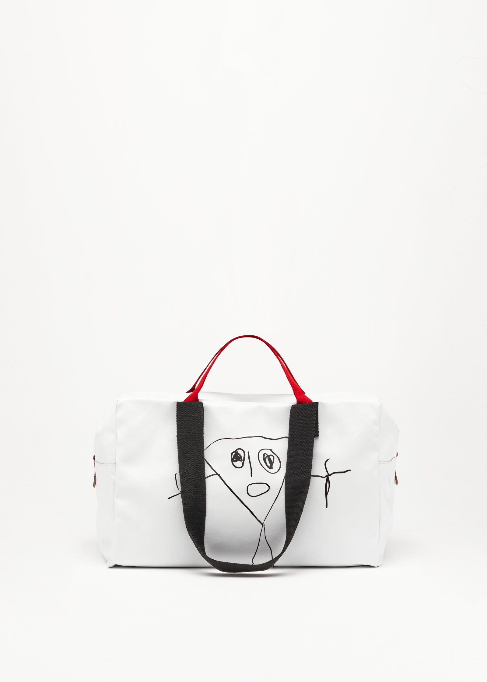 "PILI AND BIANCA" WHITE WEEKEND BAG