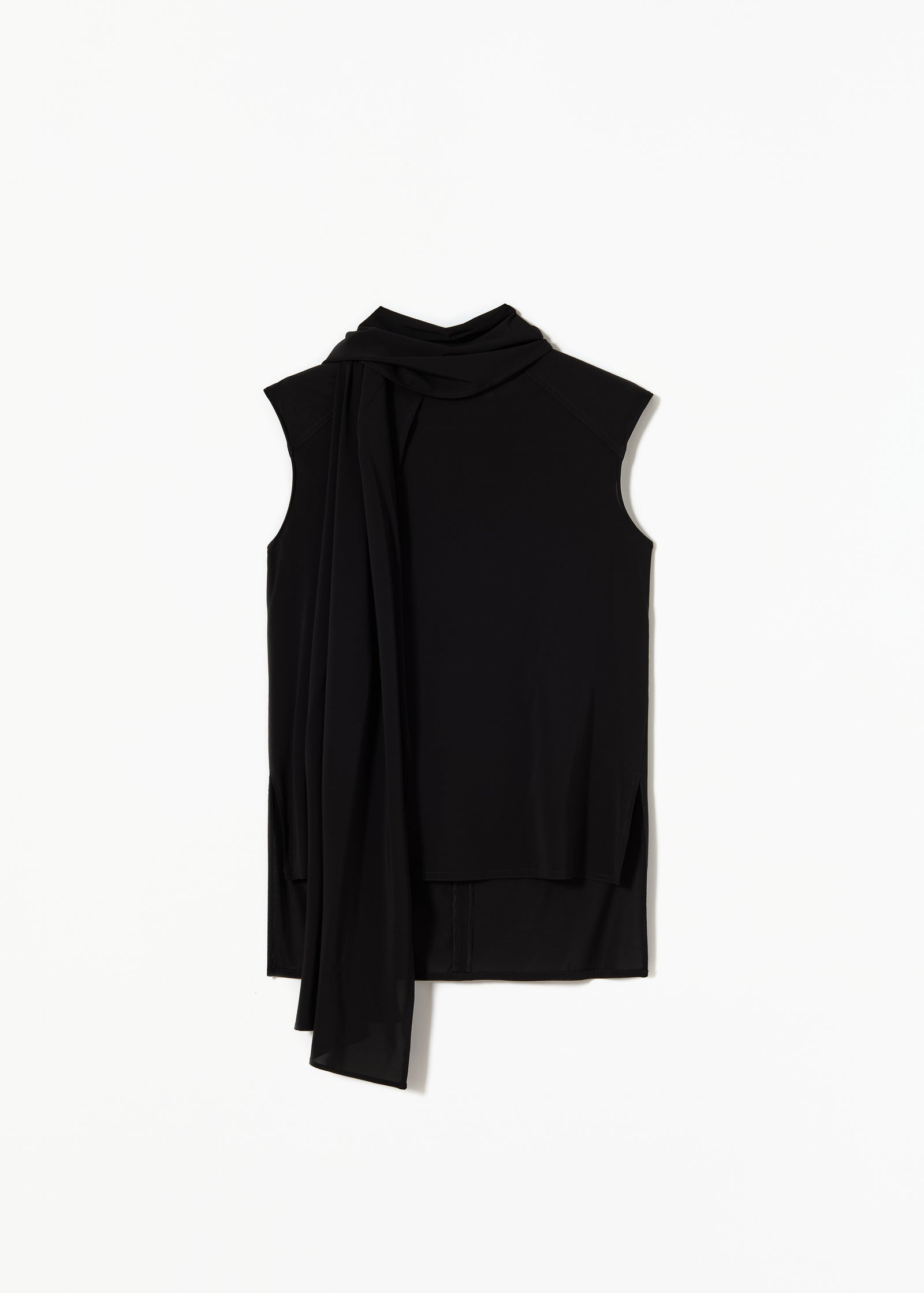 SCARF NECK TOP