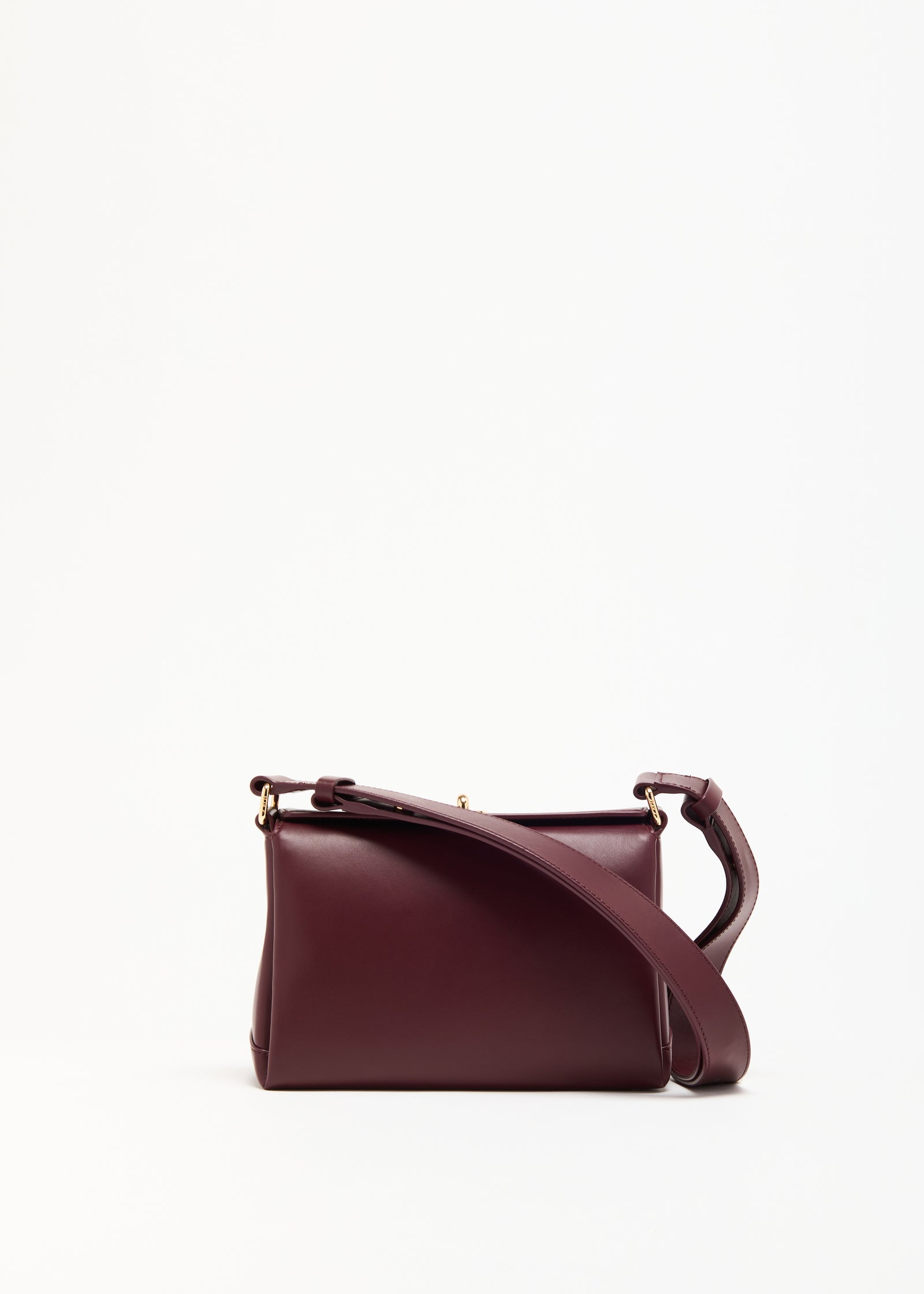 BURGUNDY SMALL FOLDED BAG