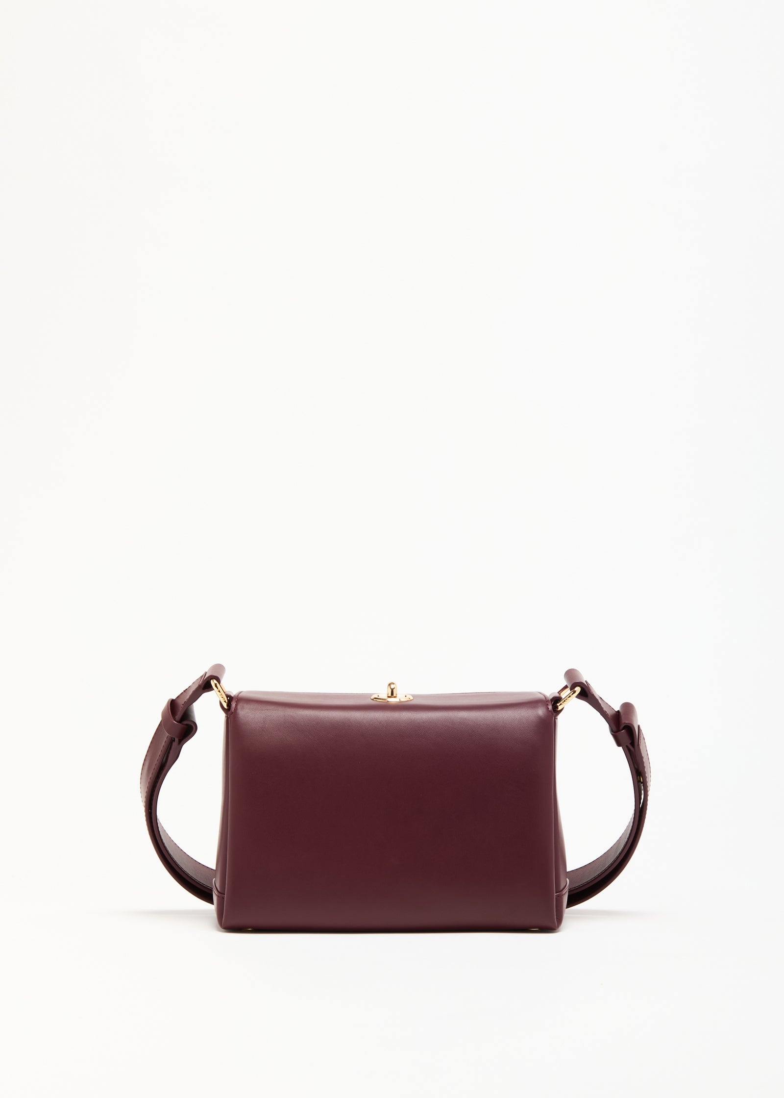 BURGUNDY SMALL FOLDED BAG