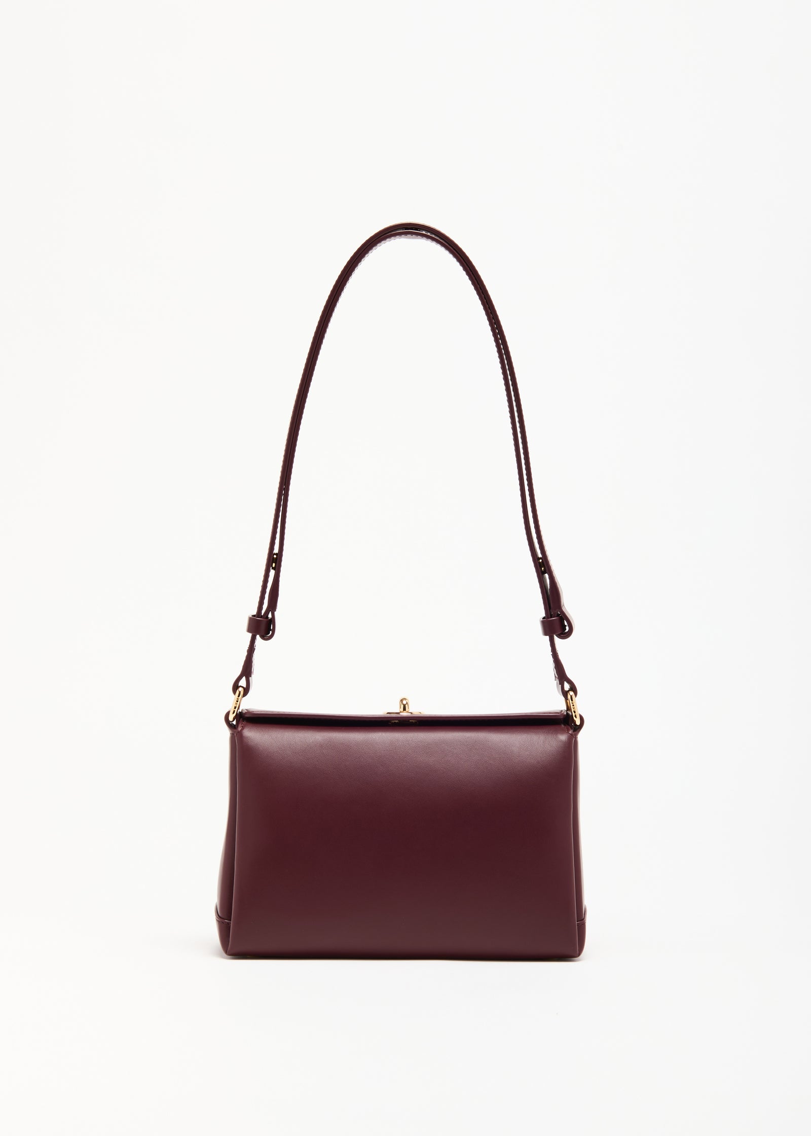 BURGUNDY SMALL FOLDED BAG
