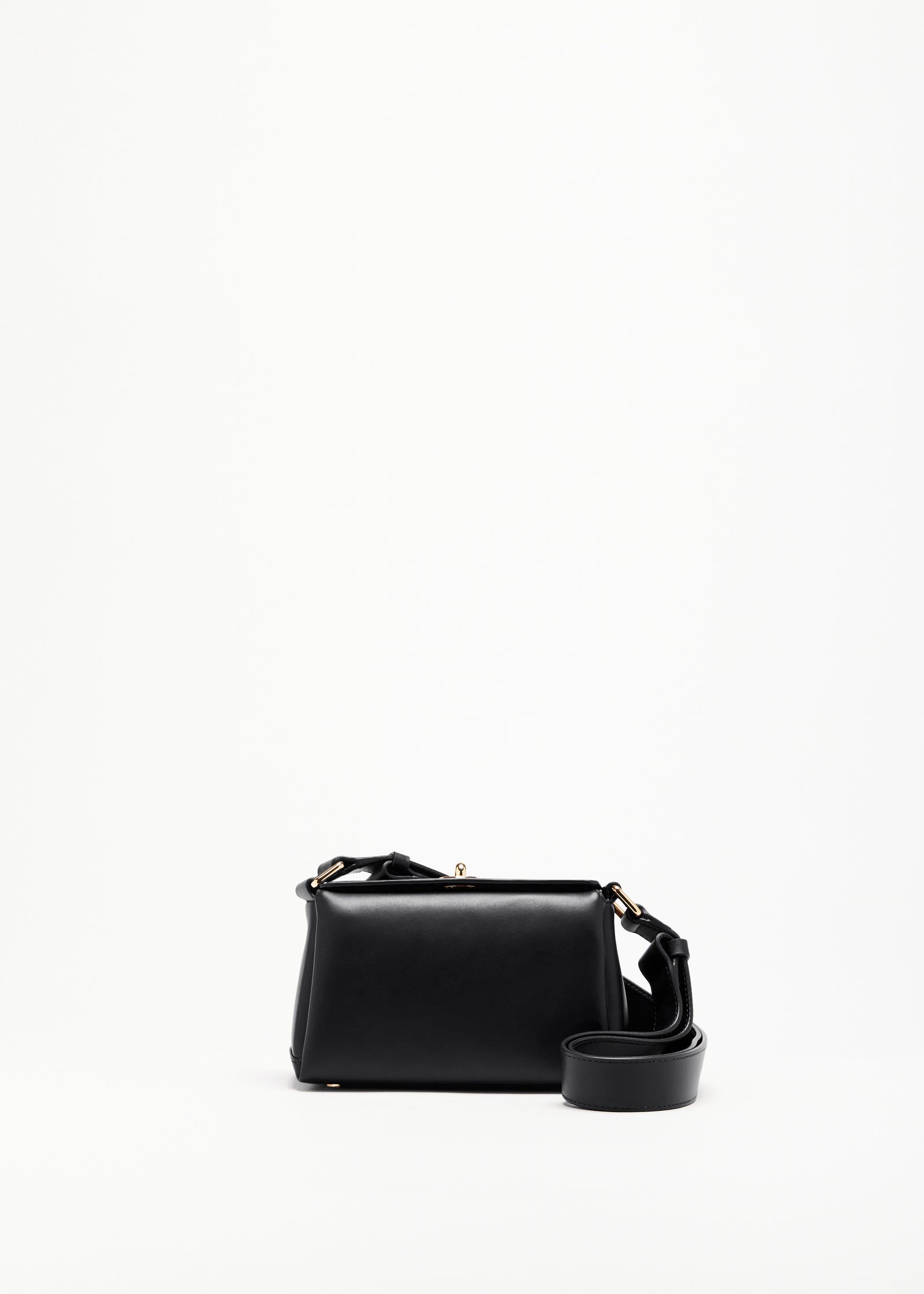BLACK MINI FOLDED BAG