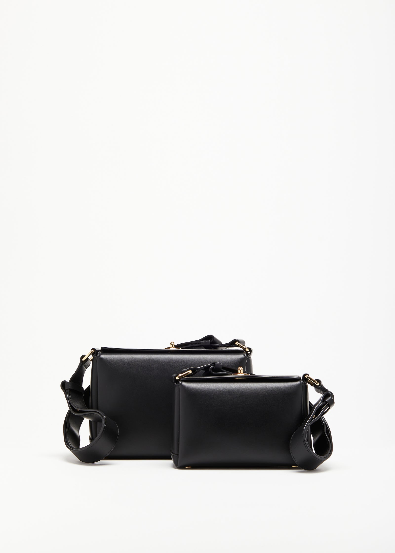 BLACK MINI FOLDED BAG