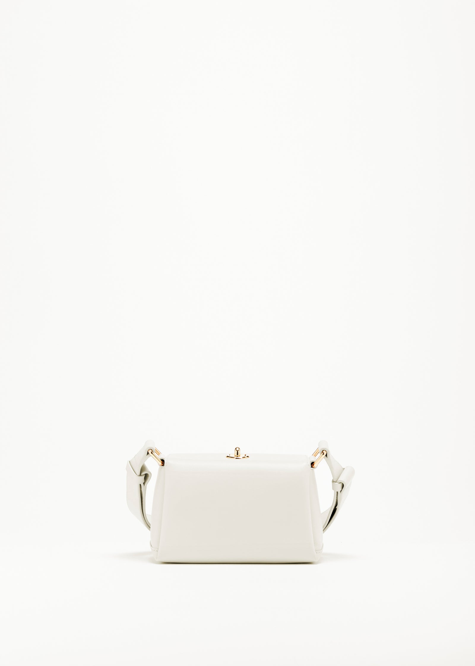 WHITE MINI FOLDED BAG