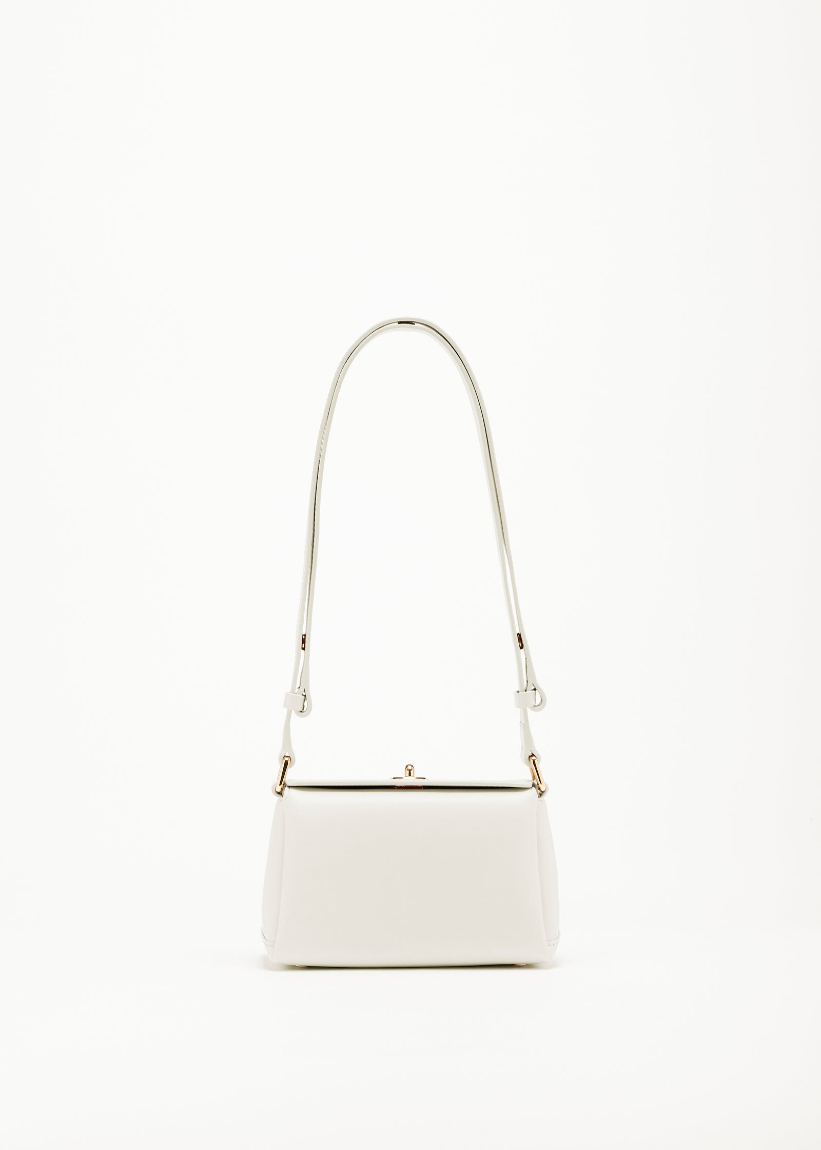 WHITE MINI FOLDED BAG