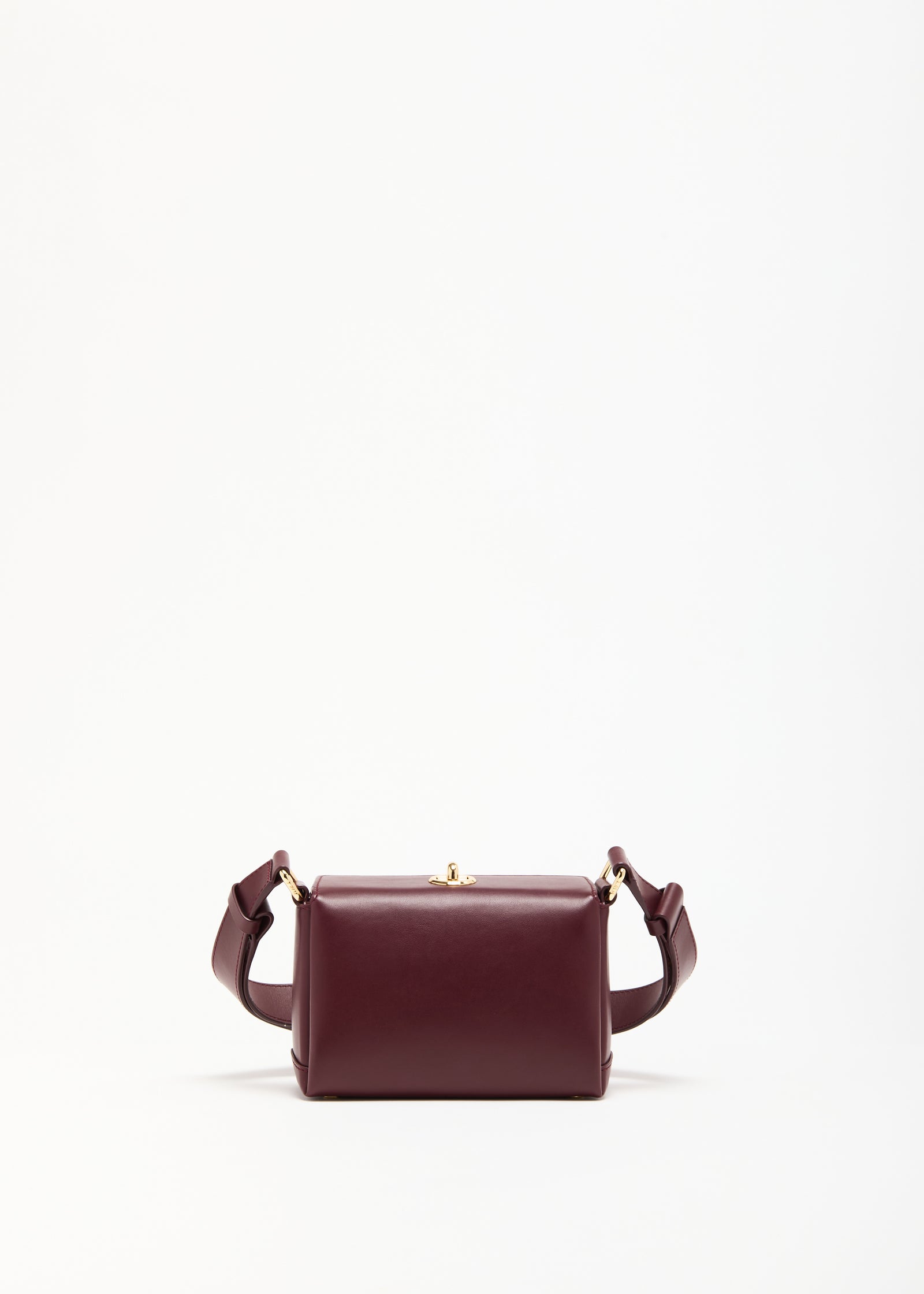 BURGUNDY MINI FOLDED BAG