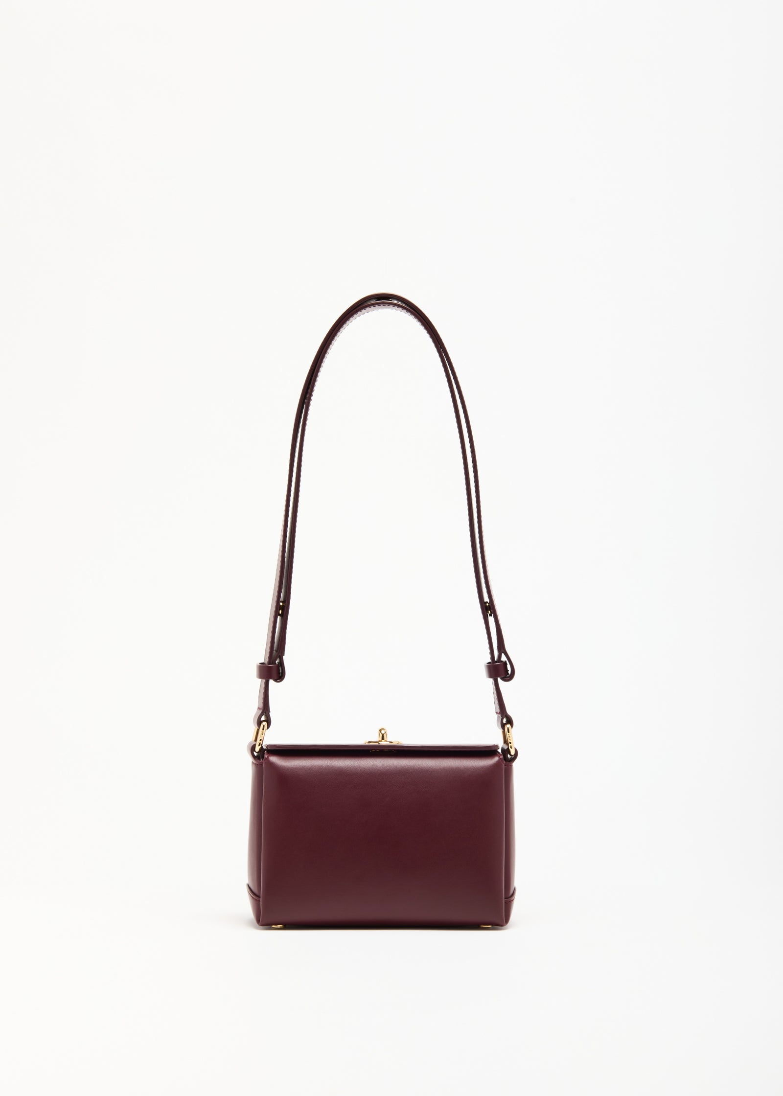 BURGUNDY MINI FOLDED BAG