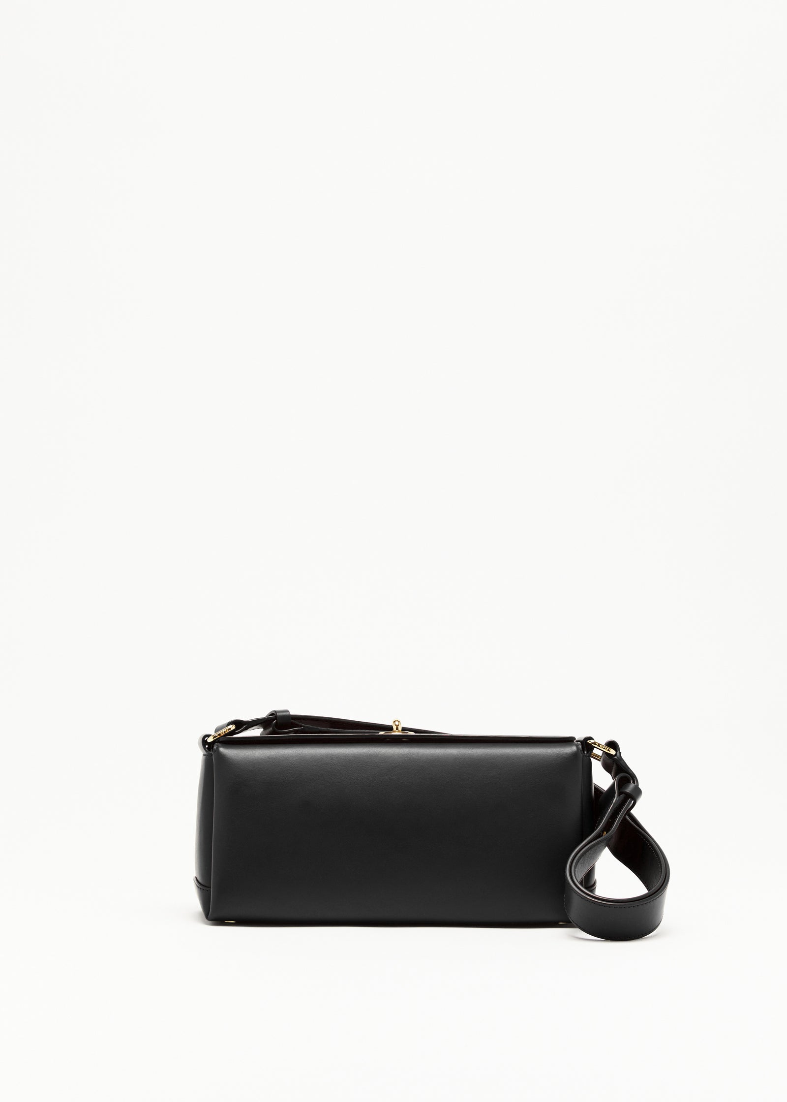 BLACK BAGUETTE FOLDED BAG