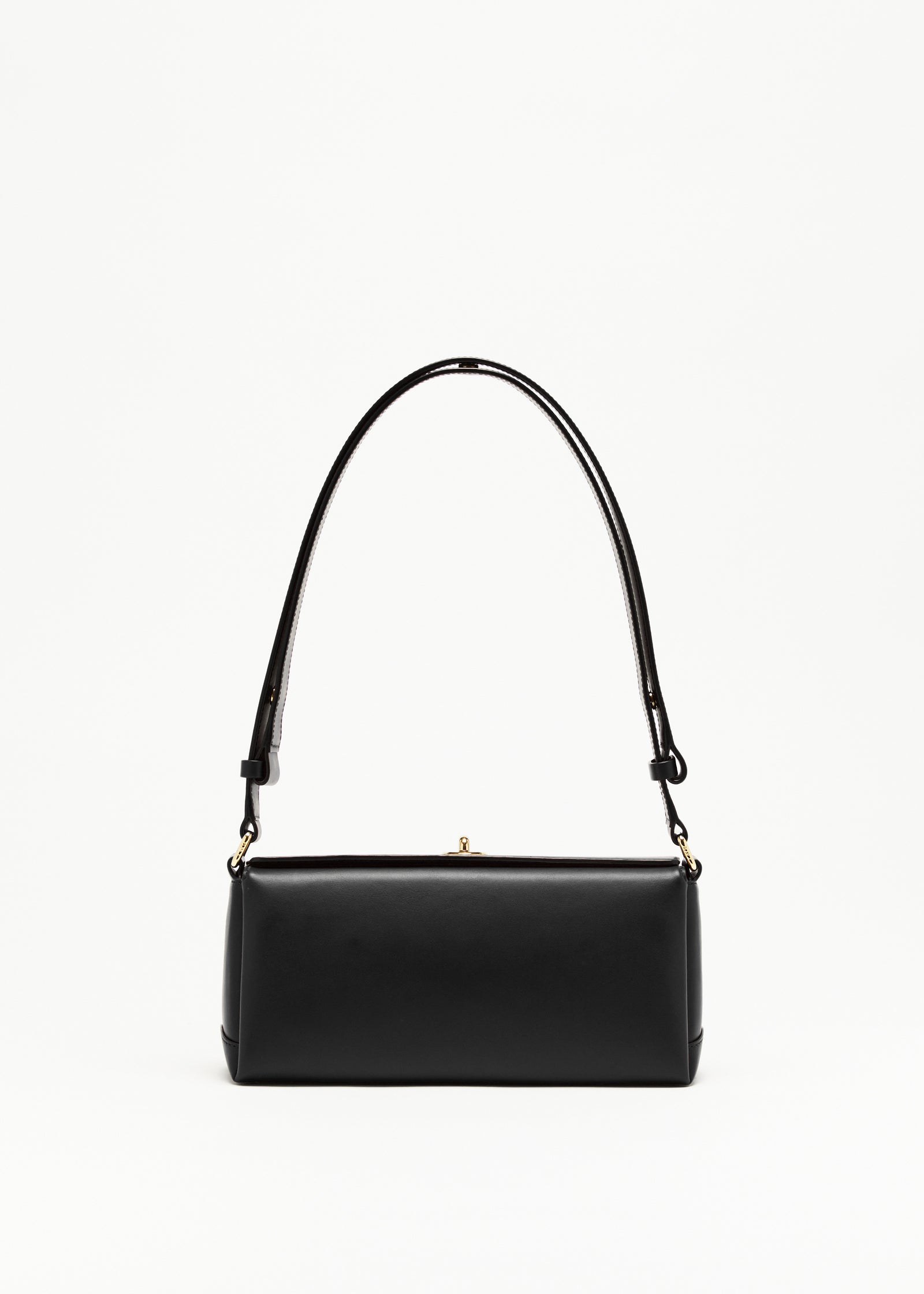BLACK BAGUETTE FOLDED BAG