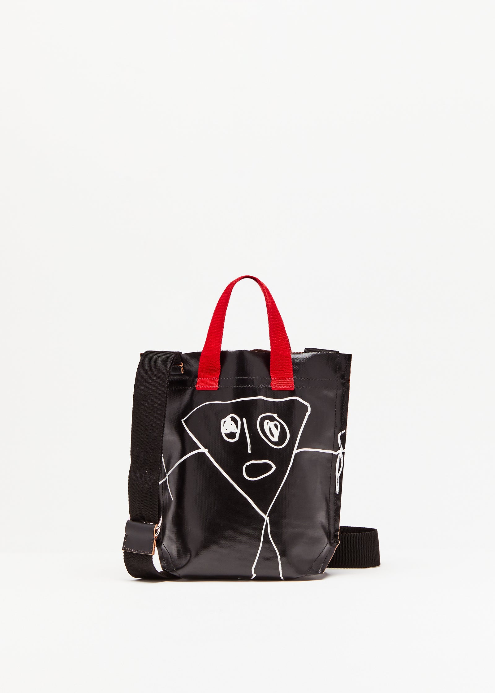"PILI AND BIANCA" BLACK MINI SHOPPER