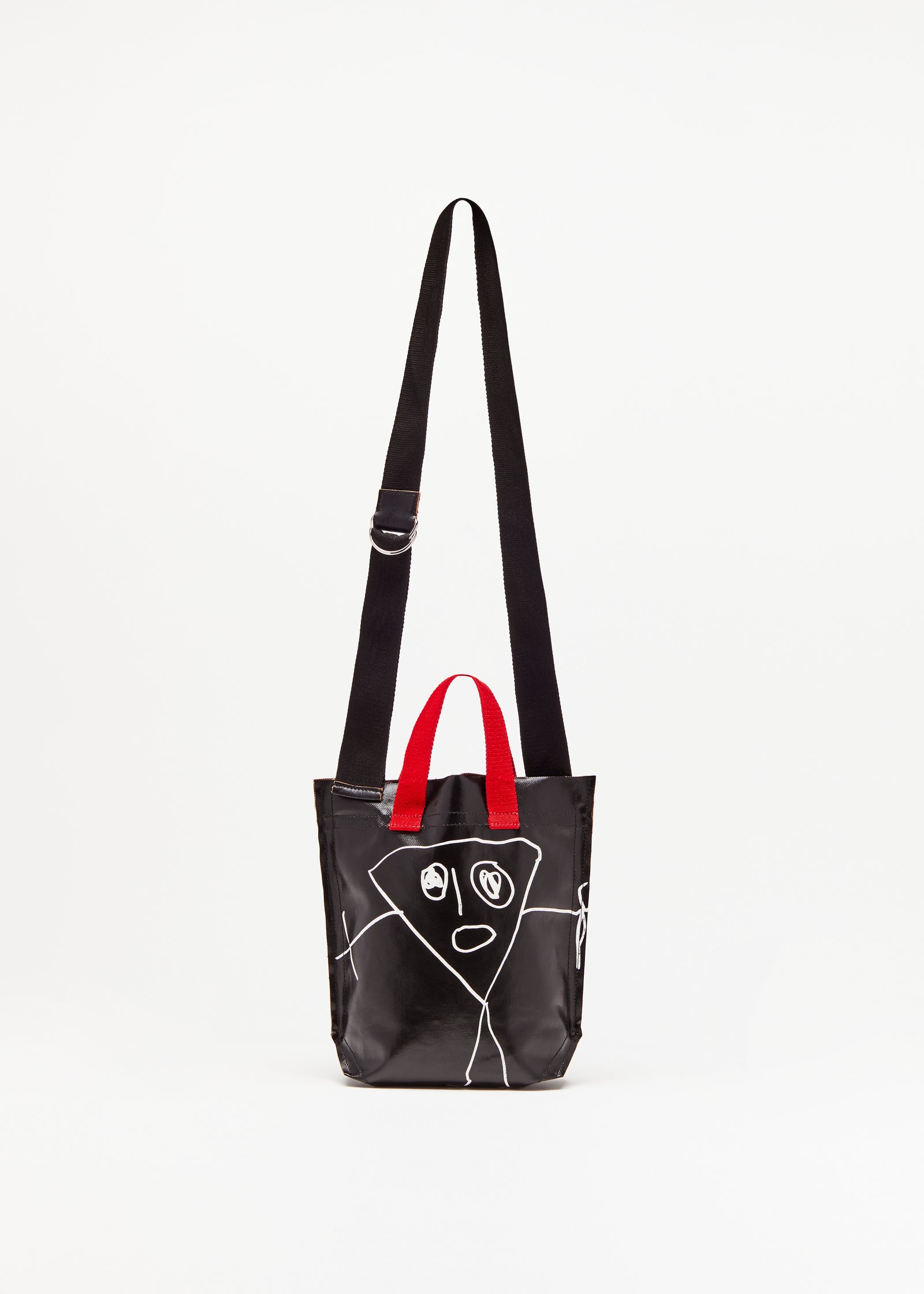 "PILI AND BIANCA" BLACK MINI SHOPPER