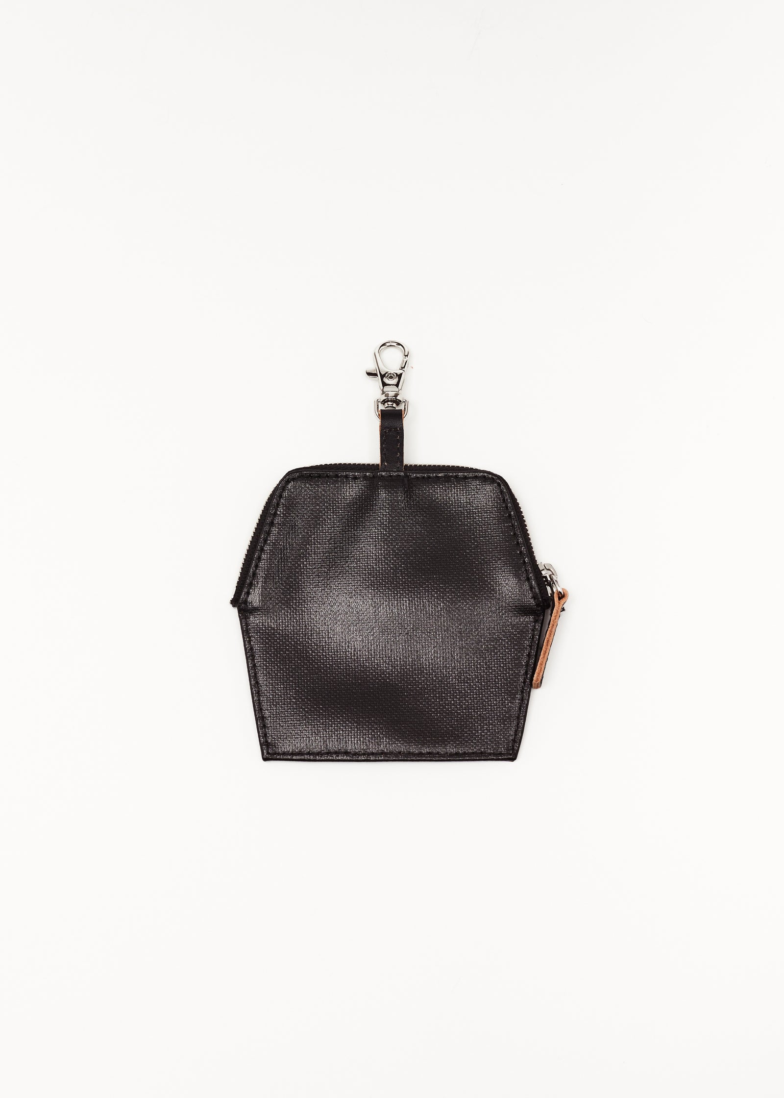 "PILI AND BIANCA" BLACK LEATHER CROSSBODY BELT WITH WALLETS
